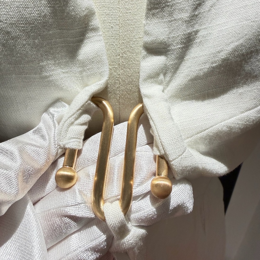 cult gaia White Halter Cutout Mini Dress - Picture 5 of 15
